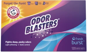 Arm & Hammer Odor Blaster Dryer Sheets, Fresh Burst, 120 Count Arm & Hammer Odor Blaster Dryer Sheets, Fresh Burst, 120 Count