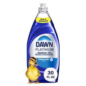 Dawn Platinum Fresh Rain Scent Liquid Dishwashing Detergent, Tough Grease Removal, 30 oz Dawn Platinum Fresh Rain Scent Liquid Dishwashing Detergent, Tough Grease Removal, 30 oz