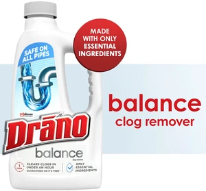 Drano Balance Drain Cleaner and Clog Remover, 32oz, 1Count Drano Balance Drain Cleaner and Clog Remover, 32oz, 1Count