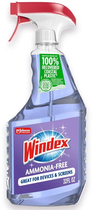 Windex Glass and Window Cleaner Spray Bottle, Ammonia Free, Crystal Rain Scent, 32 Fl Oz, Packaging Designed to Prevent Leakage and Breaking Windex Glass and Window Cleaner Spray Bottle, Ammonia Free, Crystal Rain Scent, 32 Fl Oz, Packaging Designed to Prevent Leakage and Breaking
