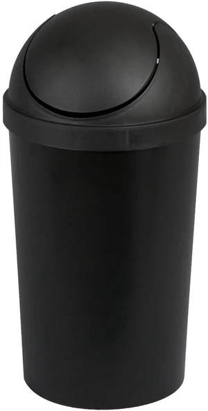 Sterilite 3 Gallon Plastic Small Bathroom Trash Can with Swing Top Lid, Black Sterilite 3 Gallon Plastic Small Bathroom Trash Can with Swing Top Lid, Black