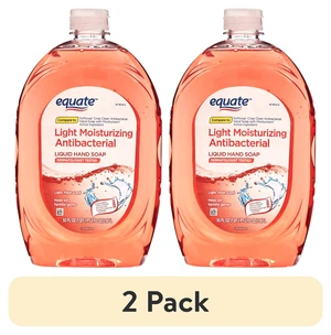 Equate Light Moisturizing Antibacterial Liquid Hand Soap 2-Pack 50 fl oz Equate Light Moisturizing Antibacterial Liquid Hand Soap 2-Pack 50 fl oz