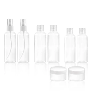 Ninsula 8Pcs Travel Bottles Set, TSA Approved Travel Size Toiletries, Reusable Leak Proof Cosmetic Containers for Shampoo, Conditioner, Cream, Men and Women Ninsula 8Pcs Travel Bottles Set, TSA Approved Travel Size Toiletries, Reusable Leak Proof Cosmetic Containers for Shampoo, Conditioner, Cream, Men and Women