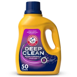 Arm & Hammer Deep Clean Odor Formula Liquid Laundry Detergent, 75 Fl Oz, Radiant Burst Arm & Hammer Deep Clean Odor Formula Liquid Laundry Detergent, 75 Fl Oz, Radiant Burst