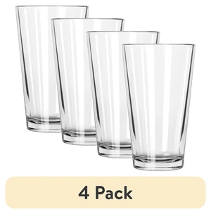 Mainstays Clear Pint Glass 16 oz (4 Pack) Mainstays Clear Pint Glass 16 oz (4 Pack)