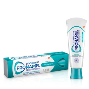 Sensodyne Pronamel Fresh Breath Enamel Toothpaste for Sensitive Teeth and Cavity Protection, Fresh Wave - 4oz Sensodyne Pronamel Fresh Breath Enamel Toothpaste for Sensitive Teeth and Cavity Protection, Fresh Wave - 4oz