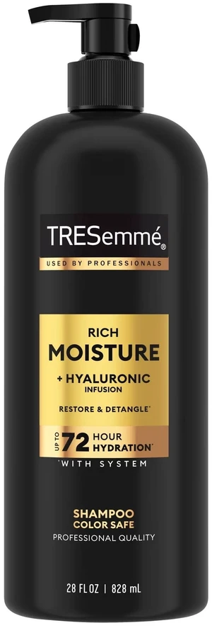 TRESemm Shampoo, 28fl oz, with up to 72H Hydration for Dry Hair, with Hyaluronic Infusion Hair Care to Restore & Replenish TRESemm Shampoo, 28fl oz, with up to 72H Hydration for Dry Hair, with Hyaluronic Infusion Hair Care to Restore & Replenish