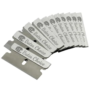 Bates Razor Blades 50 Pack Carbon Steel Flat Scraper Blades Bates Razor Blades 50 Pack Carbon Steel Flat Scraper Blades