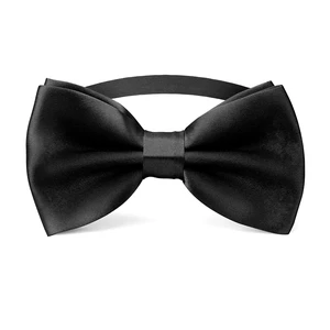 Men's Clip On Black Bow Tie for Tuxedo Men's Clip On Black Bow Tie for Tuxedo