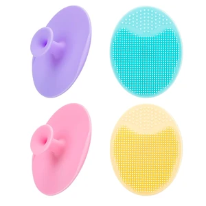 4 Pack JEXCULL Soft Silicone Facial Cleansing Brush Face Exfoliator for Blackhead, Acne, Pore Pad, and Cradle Cap - Deep Cleaning Skin Care 4 Pack JEXCULL Soft Silicone Facial Cleansing Brush Face Exfoliator for Blackhead, Acne, Pore Pad, and Cradle Cap - Deep Cleaning Skin Care