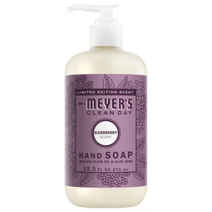 Mrs. MEYER'S CLEAN DAY Hand Soap, Elderberry Scent, 12.5 Fl Oz Bottle Mrs. MEYER'S CLEAN DAY Hand Soap, Elderberry Scent, 12.5 Fl Oz Bottle