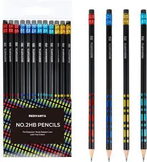 Pre-Sharpened #2 Pencils, Wood, Back to School Supplies, 12 Count Pre-Sharpened #2 Pencils, Wood, Back to School Supplies, 12 Count