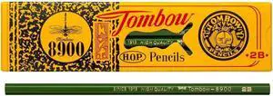 TOMBOW 51532 8900 Drawing Pencils, 2B, 12-Pack, Long Lasting Graphite Writing Pencils TOMBOW 51532 8900 Drawing Pencils, 2B, 12-Pack, Long Lasting Graphite Writing Pencils