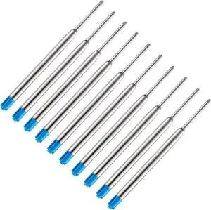 Pen Refills, 3.9in Blue Ink Pen Refills 1.0mm Replacement Ink for Ballpoint Pen Parker Pen Tactical Pen (10 Pack) Pen Refills, 3.9in Blue Ink Pen Refills 1.0mm Replacement Ink for Ballpoint Pen Parker Pen Tactical Pen (10 Pack)