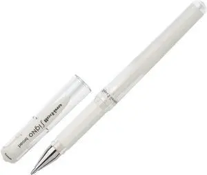 Uni-Ball Impact Bold Point Gel Pen Open Stock, White Uni-Ball Impact Bold Point Gel Pen Open Stock, White