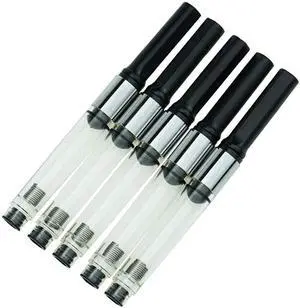 Hongdian Fountain Pen Ink Converter, Pack of 5, Bore Diameter 3.4mm Hongdian Fountain Pen Ink Converter, Pack of 5, Bore Diameter 3.4mm
