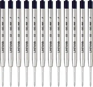 Black Gel Ink Pen Refills Ballpoint Black, 12 Pack Gel Pens Refills Fine Point 0.5mm Tip Smooth Writing Pen Refill (12 Black) Black Gel Ink Pen Refills Ballpoint Black, 12 Pack Gel Pens Refills Fine Point 0.5mm Tip Smooth Writing Pen Refill (12 Black)