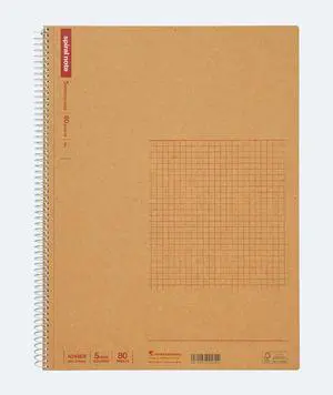 Maruman Spiral Note Basic Notebook, 160 Pages, A4, 5mm Graph Paper Maruman Spiral Note Basic Notebook, 160 Pages, A4, 5mm Graph Paper