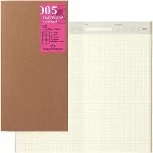 Traveler's Notebook Refill Diary, Regular Size, 14255006 Traveler's Notebook Refill Diary, Regular Size, 14255006