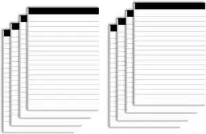 Nichela Notepad for Daily Planning and Organization of Work 4 x 6-inches Lined Paper Thick Bright White Paper 30 Pages Note Pads Ruled Pages Pack of 8 Nichela Notepad for Daily Planning and Organization of Work 4 x 6-inches Lined Paper Thick Bright White Paper 30 Pages Note Pads Ruled Pages Pack of 8