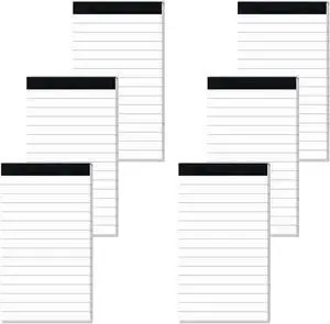 6 Pcs Note Pads Refills 3 x 5 inches Memo Small Notebook Writing Pads with 30 Sheets Each Pad College Ruled Lined Paper NotePads White 6 Pcs Note Pads Refills 3 x 5 inches Memo Small Notebook Writing Pads with 30 Sheets Each Pad College Ruled Lined Paper NotePads White