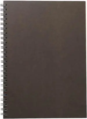 MUJI Planting Tree Paper Double Ring Notebook Ruled Grey A5 MUJI Planting Tree Paper Double Ring Notebook Ruled Grey A5