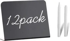 12 Pack 4"x3"Mini Chalkboard Signs for Chalk Sign for Food - Party - Buffet - Table Sign Chalkboard - Wedding - Bakery - Small Chalkboard Sign - Mini Chalkboards for Food 12 Pack 4"x3"Mini Chalkboard Signs for Chalk Sign for Food - Party - Buffet - Table Sign Chalkboard - Wedding - Bakery - Small Chalkboard Sign - Mini Chalkboards for Food