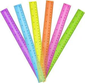 30 Pack Clear Plastic Rulers 12 Inch, Transparent Bulk Rulers for Classroom 30 Pack Clear Plastic Rulers 12 Inch, Transparent Bulk Rulers for Classroom