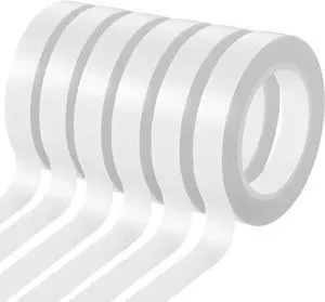 6 Rolls Double Sided Tape for Crafts, Strong Double-Sided Tape, Artist Tape, Double-Sided Adhesive Tape for Arts, Card Making, Scrapbooking Supplies, Gift Wrapping (0.4 in X 26.25Ft) 6 Rolls Double Sided Tape for Crafts, Strong Double-Sided Tape, Artist Tape, Double-Sided Adhesive Tape for Arts, Card Making, Scrapbooking Supplies, Gift Wrapping (0.4 in X 26.25Ft)