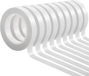 9 Rolls Double Sided Tape for Crafts, Strong Double-Sided Tape, Scrapbook Tape, Double-Sided Adhesive Tape for Arts, Card Making, Scrapbooking Supplies, Gift Wrapping (0.4 in X 26.25Ft) 9 Rolls Double Sided Tape for Crafts, Strong Double-Sided Tape, Scrapbook Tape, Double-Sided Adhesive Tape for Arts, Card Making, Scrapbooking Supplies, Gift Wrapping (0.4 in X 26.25Ft)