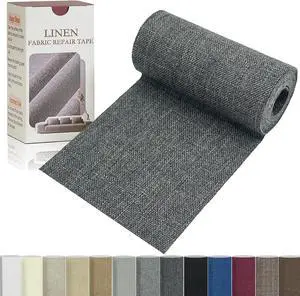 Gheeidau Linen Repair Tape 4x70 Inch Self-Adhesive Couch Patch Repair Fabric Patch for Furniture,Sofas,Cushion,Chairs,Bags,Linen Goods(Dark Grey) Gheeidau Linen Repair Tape 4x70 Inch Self-Adhesive Couch Patch Repair Fabric Patch for Furniture,Sofas,Cushion,Chairs,Bags,Linen Goods(Dark Grey)