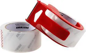 AUDTMWH Packing Tape with Dispenser, 1.88" x 48 Yds, 2 Rolls w/1 Dispenser AUDTMWH Packing Tape with Dispenser, 1.88" x 48 Yds, 2 Rolls w/1 Dispenser