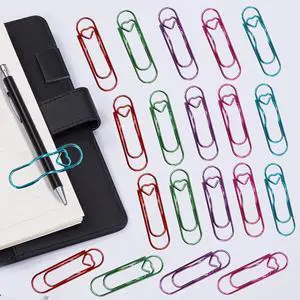20 PCS Metal Pen Holder Clips for Notebook - Colorful Planner Pen Holder & Paper Clip Set - Multi-Purpose Pencil Clips for Journal Planner Office School Supplies (5 Colors) 20 PCS Metal Pen Holder Clips for Notebook - Colorful Planner Pen Holder & Paper Clip Set - Multi-Purpose Pencil Clips for Journal Planner Office School Supplies (5 Colors)