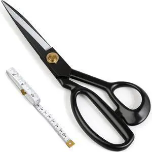 Professional Tailor Scissors 9 Inch for Cutting Fabric Heavy Duty Scissors for Leather Cutting Industrial Sharp Sewing Shears for Home Office Artists Dressmakers Professional Tailor Scissors 9 Inch for Cutting Fabric Heavy Duty Scissors for Leather Cutting Industrial Sharp Sewing Shears for Home Office Artists Dressmakers