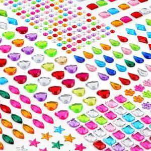 407pcs Gem Stickers, Self Adhesive Rhinestones, Stick on Jewel for Crafts 407pcs Gem Stickers, Self Adhesive Rhinestones, Stick on Jewel for Crafts