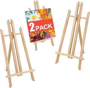 2PCS 17 Inch Desktop Easel, Party Easel, Wooden Easel - Versatile Tabletop Art Display Stand for Creative Projects and Events 2PCS 17 Inch Desktop Easel, Party Easel, Wooden Easel - Versatile Tabletop Art Display Stand for Creative Projects and Events
