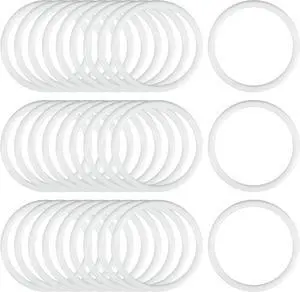 AUEAR, 30 Pack 2 Inch Plastic Dream Catcher Ring Macrame Wreath Floral Hoops Circle Hook for DIY Crafts AUEAR, 30 Pack 2 Inch Plastic Dream Catcher Ring Macrame Wreath Floral Hoops Circle Hook for DIY Crafts