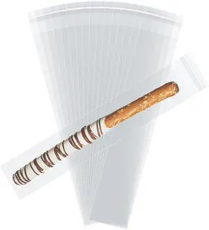 Morepack Pretzel Rod Bags Self Sealing Cellophane Bags 2x10 In 100 Pcs Morepack Pretzel Rod Bags Self Sealing Cellophane Bags 2x10 In 100 Pcs