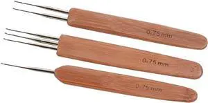 3 Pcs/Set Dreadlock Crochet Hook for Hair Dreadlock Needle Tool for Braid Craft Dread Locks Crochet Needles 0.75mm (1 Hook 2 Hooks 3 Hooks) 3 Pcs/Set Dreadlock Crochet Hook for Hair Dreadlock Needle Tool for Braid Craft Dread Locks Crochet Needles 0.75mm (1 Hook 2 Hooks 3 Hooks)