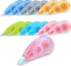 White Correction Tape, 12Pack 13.13ft for School Office White Correction Tape, 12Pack 13.13ft for School Office
