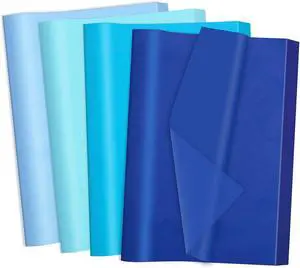 woric 160 Sheets Blue Tissue Paper for Gift Bags 20 X 14 Inches woric 160 Sheets Blue Tissue Paper for Gift Bags 20 X 14 Inches