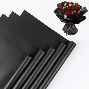 20 Sheet Flower Wrapping Paper-Waterproof Bouquet Paper (Misty Black) 20 Sheet Flower Wrapping Paper-Waterproof Bouquet Paper (Misty Black)