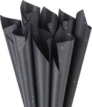 Phinus 30 Sheets Gift Bag Tissue Paper, 20 x 14 Inch Tissue Paper for Gift Bags, Black Glitter Tissue Paper for Gift Wrap, Pack Bags, Filler Flower, DIY Project, Art Crafts, Birthday Wedding Decor Phinus 30 Sheets Gift Bag Tissue Paper, 20 x 14 Inch Tissue Paper for Gift Bags, Black Glitter Tissue Paper for Gift Wrap, Pack Bags, Filler Flower, DIY Project, Art Crafts, Birthday Wedding Decor