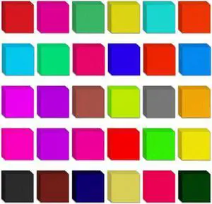 Jyongmer 6000 PCS 2 Inch Multicolor Tissue Paper Squares 30 Assorted Colors Jyongmer 6000 PCS 2 Inch Multicolor Tissue Paper Squares 30 Assorted Colors