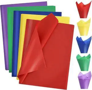 BEISHIDA 100 Sheets Colorful Tissue Paper Bulk for Gift Wrapping Gift Bags BEISHIDA 100 Sheets Colorful Tissue Paper Bulk for Gift Wrapping Gift Bags
