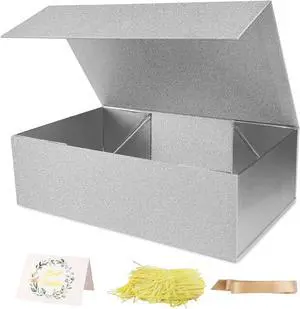 LumyHavver Elegant Silvery Gift Box Perfect for Commemorative Gifts, Groomsmen Gifts, and All Occasions LumyHavver Elegant Silvery Gift Box Perfect for Commemorative Gifts, Groomsmen Gifts, and All Occasions