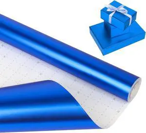 HJIJIAY Metallic Blue Wrapping Paper Roll,Matte Blue Solid Color Wrapping Paper for Birthday,Wedding, Parties,Baby Shower, Christmas,DIY Bouquet -Mini Roll 17 x 394 inch(33feet) HJIJIAY Metallic Blue Wrapping Paper Roll,Matte Blue Solid Color Wrapping Paper for Birthday,Wedding, Parties,Baby Shower, Christmas,DIY Bouquet -Mini Roll 17 x 394 inch(33feet)