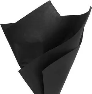 PMLAND Black Tissue Paper Bulk 100 Sheets 15 x 20 Inches Double-Sided Wrapping Paper for Gifts, Party Bags, Crafts, Holiday & Wedding Decorations PMLAND Black Tissue Paper Bulk 100 Sheets 15 x 20 Inches Double-Sided Wrapping Paper for Gifts, Party Bags, Crafts, Holiday & Wedding Decorations