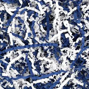 Bobobag 1 LB Blue & White Crinkle Cut Paper Shred Filler, Decorative Shredded Paper for Gift Baskets and Box Packaging, Ideal for Christmas, Halloween, Thanksgiving & Easter Holiday Gifts Bobobag 1 LB Blue & White Crinkle Cut Paper Shred Filler, Decorative Shredded Paper for Gift Baskets and Box Packaging, Ideal for Christmas, Halloween, Thanksgiving & Easter Holiday Gifts