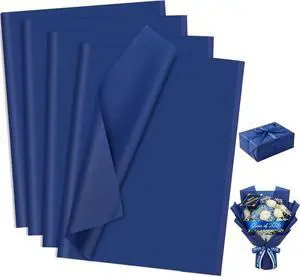 woric 160 Sheets Navy Tissue Paper for Gift Bags 20 X 14 Inches woric 160 Sheets Navy Tissue Paper for Gift Bags 20 X 14 Inches